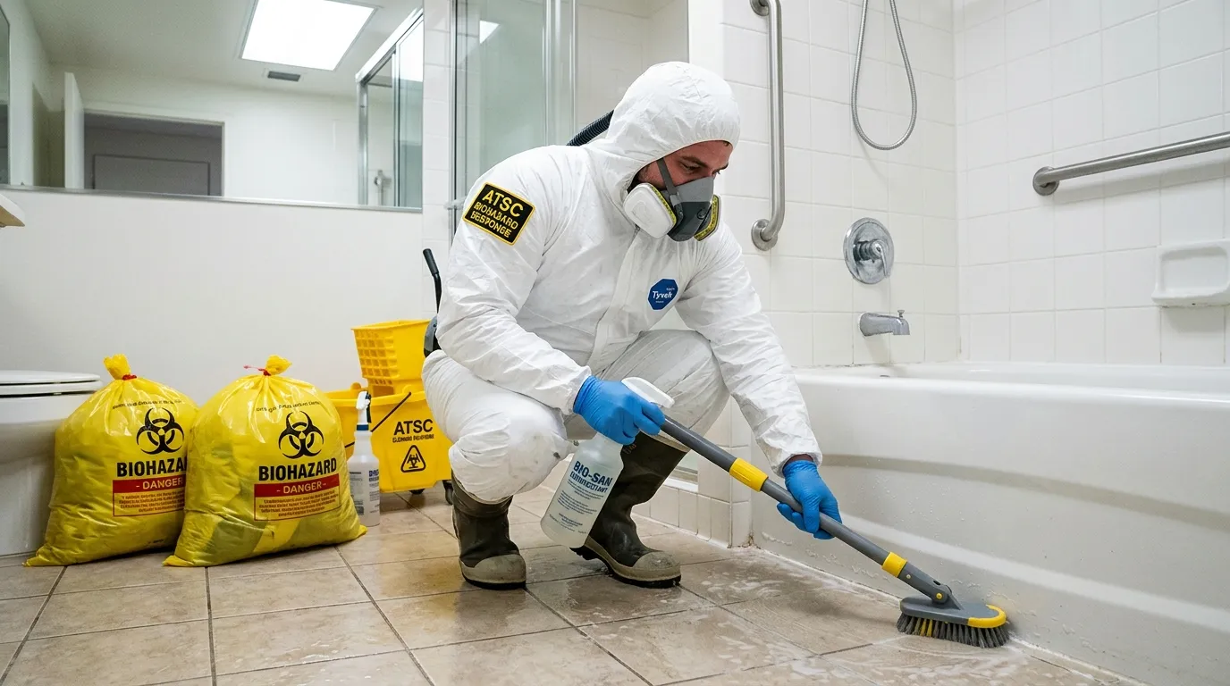 Decontamination equipment deployed for Blood Cleanup in Chicago Heights